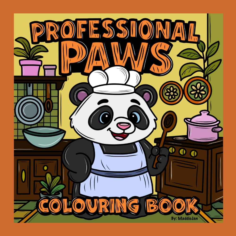 Professional Paws Colouring Book