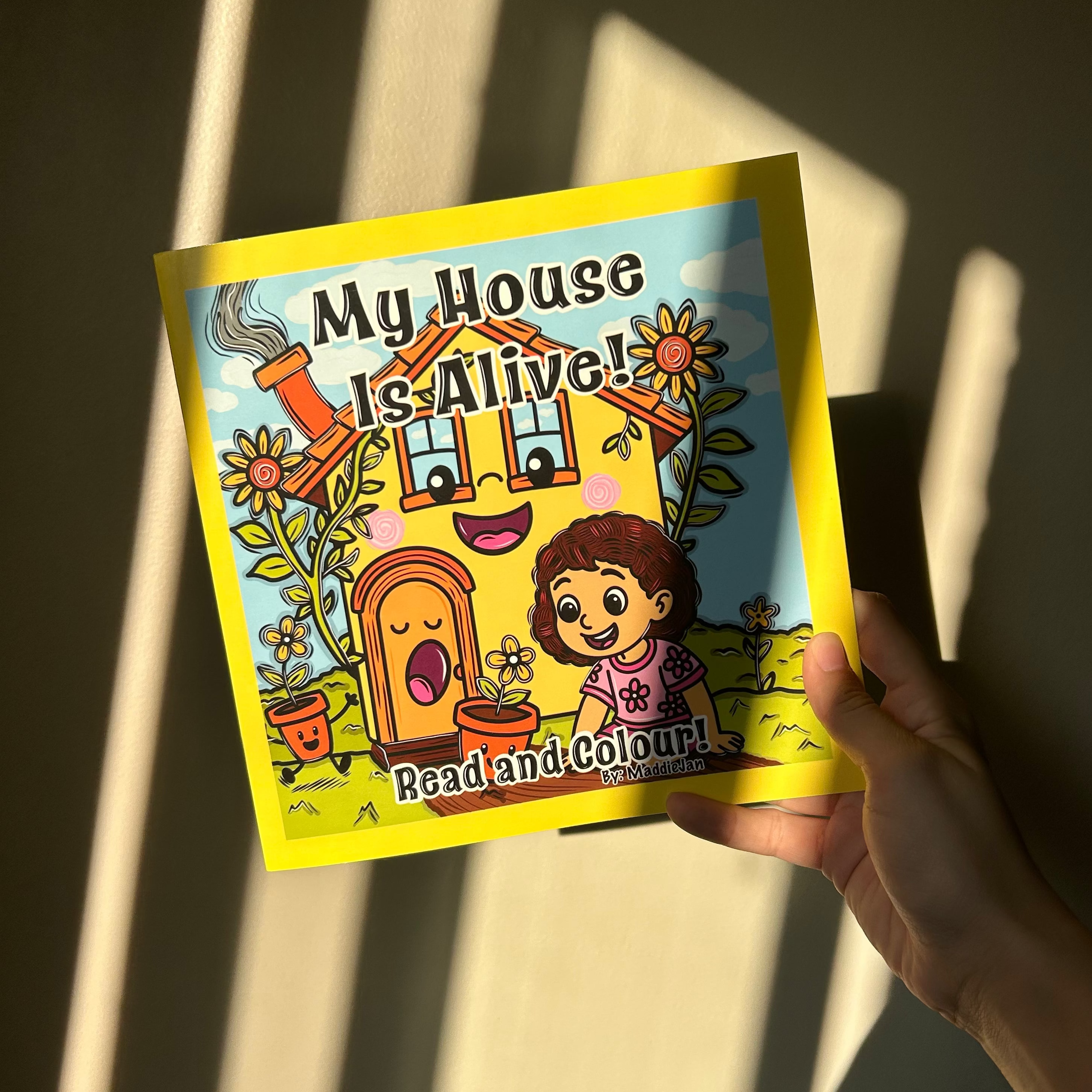 My House is Alive! Read and Colour
